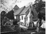 Chancel and churchyard