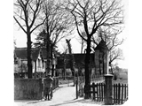 church path prior to the erection of the lych gate in 1904
