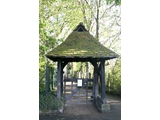 Lych gate given in memory of John and Rosa Boosey in 1904