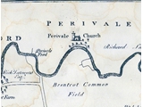 Map from 1777 - 'Perivale Church'